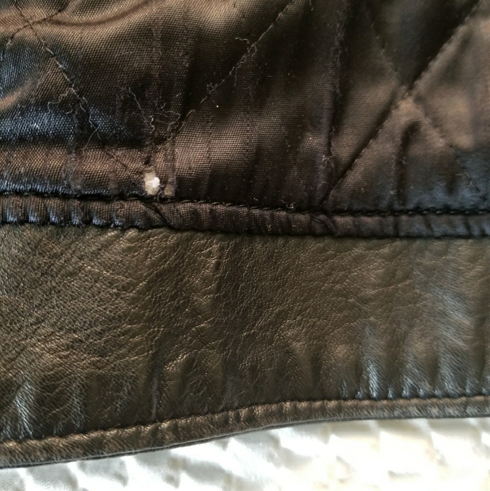 🔥Host Pick🔥Vintage Leather Biker Jacket - Picture 7 of 10